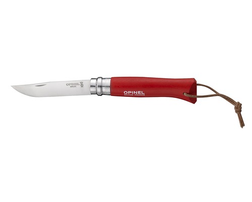 OPINEL Couteau baroudeur n°08 rouge Opinel