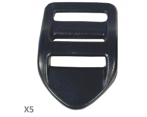 VMG Boucle sangle 25mm noire les 5 VMG Soromap VMG Boucle sangle 25mm noire les 5 VMG Soromap