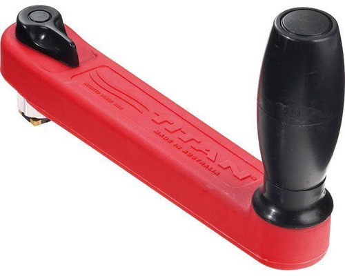 TITAN Manivelle de winch flottante rouge 250mm verrouillable Lewmar