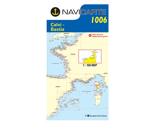 NAVICARTE Carte n°1006 Calvi, Bastia, Le Cap Corse Navicarte NAVICARTE Carte n°1006 Calvi, Bastia, Le Cap Corse Navicarte