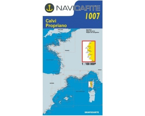 NAVICARTE Carte n° 1007 Calvi-Propriano Navicarte NAVICARTE Carte n° 1007 Calvi-Propriano Navicarte
