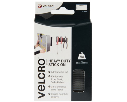 VELCRO® Bande adhésive auto-agrippante EXTRA FORT NR 50x100 VELCRO® VELCRO® Bande adhésive auto-agrippante EXTRA FORT NR 50x100 VELCRO®