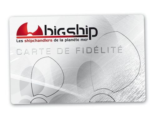 Cartes fidélité BigShip format CB (les 50) BigShip Cartes fidélité BigShip format CB (les 50) BigShip