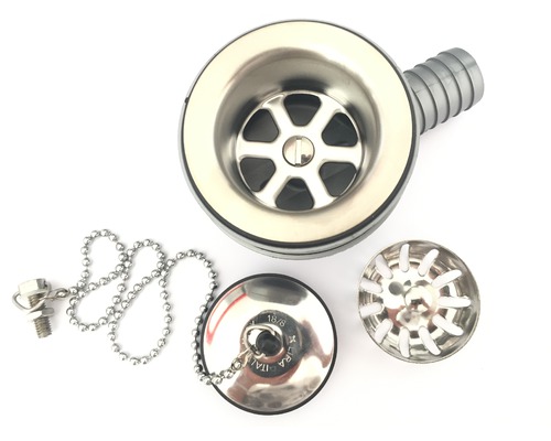BARKA Bonde d'évier en plastique raccordement Ø25 mm grille Barka