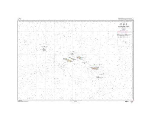 SHOM 7327 à plat Archipel des Açores