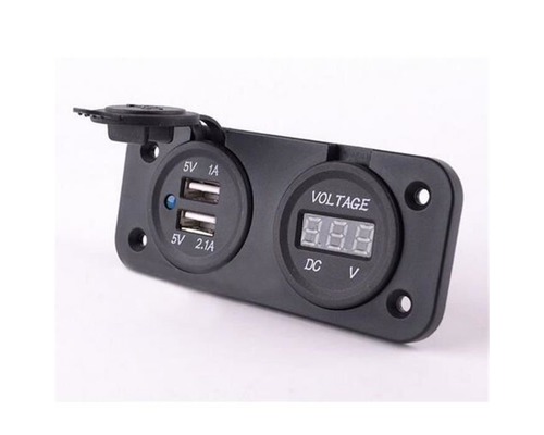 BIGSHIP Port USB 2 entrées plus voltmètre BigShip