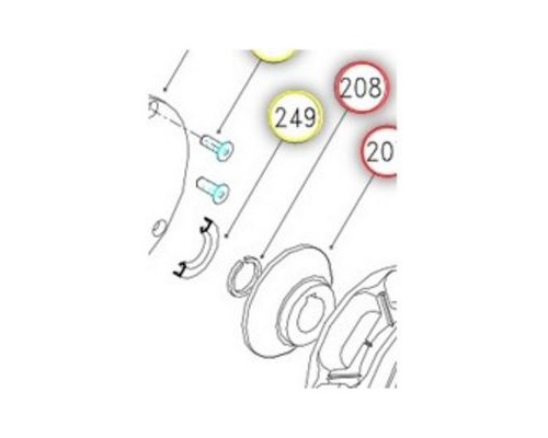 LOFRANS Rondelle #208 pour Dorado Lofrans LOFRANS Rondelle #208 pour Dorado Lofrans