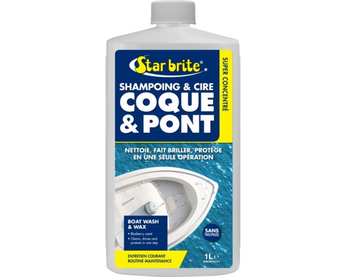 STAR BRITE Shampoing et cire coque et pont 1L Star brite STAR BRITE Shampoing et cire coque et pont 1L Star brite