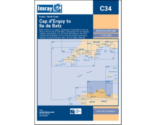 IMRAY Carte C34 Cap d'Erquy to Ile de Batz Imray
