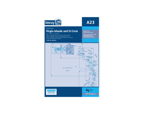 IMRAY A23 Carte marine Virgin Island and St Croix Imray