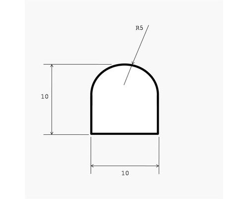 GOIOT Joint pour panneau Cristal 10.10 (le m) Goiot GOIOT Joint pour panneau Cristal 10.10 (le m) Goiot