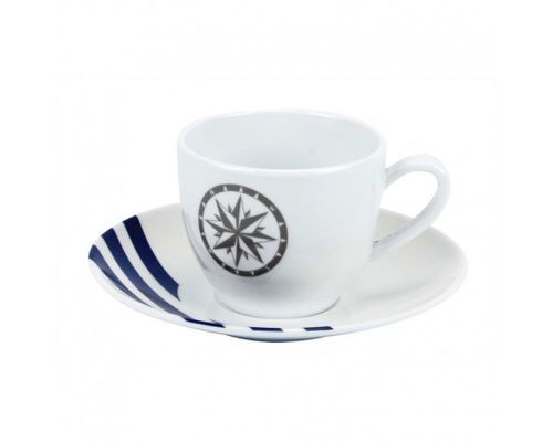 COULEUR MER Marina tasse café et soucoupe Couleur Mer COULEUR MER Marina tasse café et soucoupe Couleur Mer