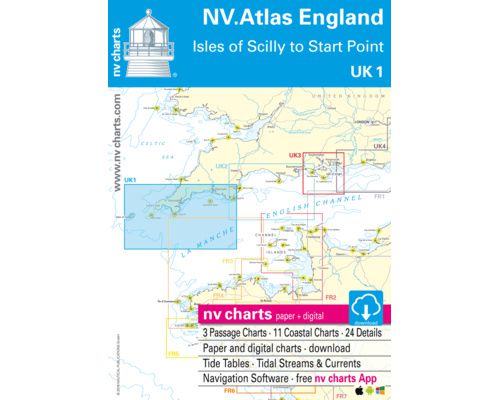 NV Charts Atlas UK îles de Scilly au phare de Star Point UK1 NV Charts NV Charts Atlas UK îles de Scilly au phare de Star Point UK1 NV Charts