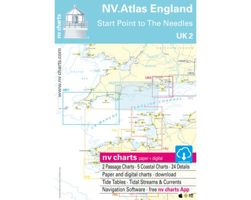 NV Charts Atlas UK Star point à The needles UK2 NV Charts NV Charts Atlas UK Star point à The needles UK2 NV Charts