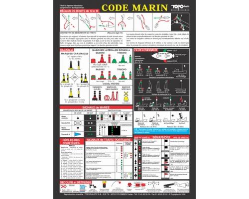 Code marin adhésif Topoplastic Code marin adhésif Topoplastic