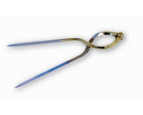 Compas laiton pointes sèches inox lyre 20cm Plastimo Compas laiton pointes sèches inox lyre 20cm Plastimo