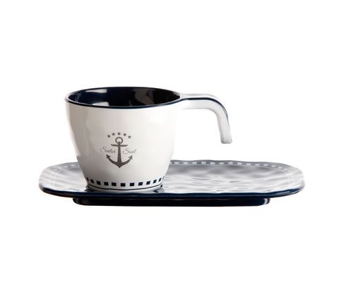 MARINE BUSINESS Tasses à café + sous-tasses SAILOR SOUL (x6) Marine Business