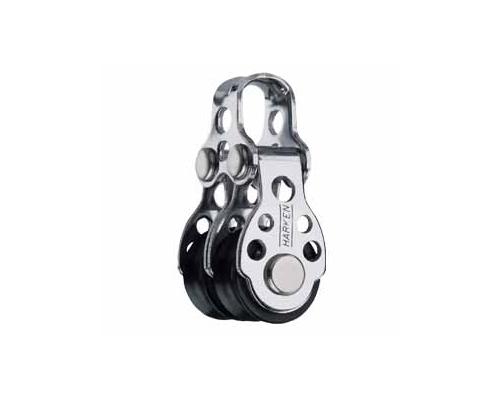 HARKEN Poulie double Ø réa 16mm Ø cord 3/5mm Harken HARKEN Poulie double Ø réa 16mm Ø cord 3/5mm Harken
