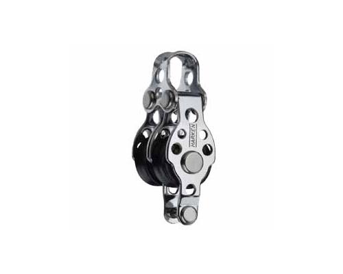HARKEN Poulie double à ringot Ø réa 16mm Ø cord 3/5mm Harken HARKEN Poulie double à ringot Ø réa 16mm Ø cord 3/5mm Harken