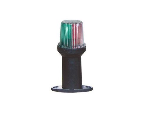 LALIZAS Feu 360° tricolore sur hampe, support noir Lalizas LALIZAS Feu 360° tricolore sur hampe, support noir Lalizas