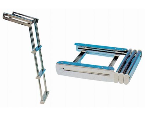 TREM Echelle téléscopique inox 3 marches Trem TREM Echelle téléscopique inox 3 marches Trem