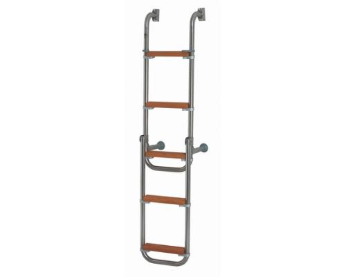 TREM Echelle inox 3+2 echelons Trem