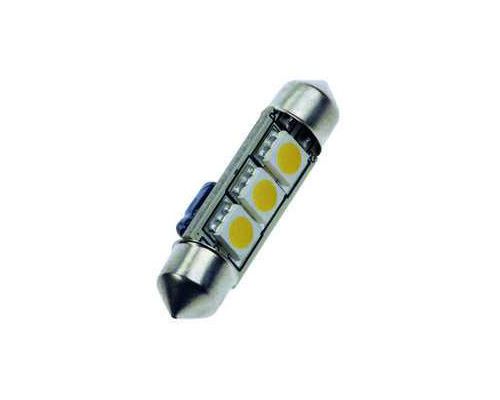 Ampoule navette 10 x 37mm 12V - 3 leds Euromarine Ampoule navette 10 x 37mm 12V - 3 leds Euromarine