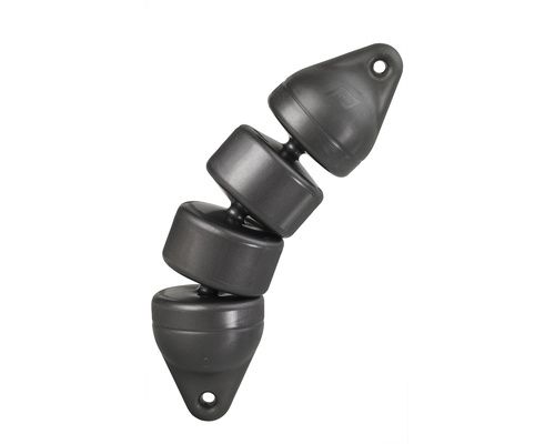 PLASTIMO Pare-battage articulé noir 15x60cm Plastimo