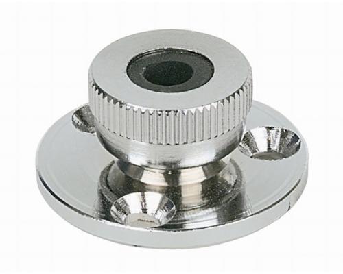 Passe fil laiton chromé Ø6mm les 2 Passe fil laiton chromé Ø6mm les 2
