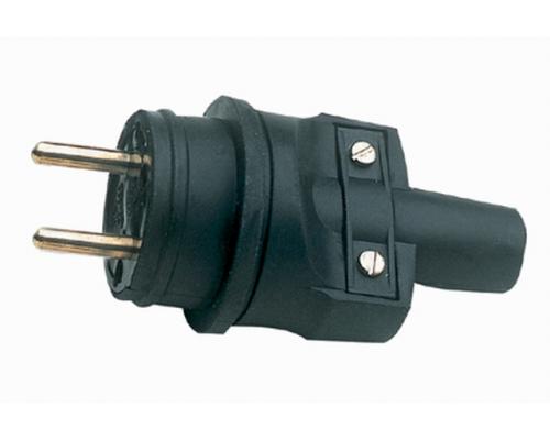Fiche 230V mâle caoutchouc Euromarine Fiche 230V mâle caoutchouc Euromarine