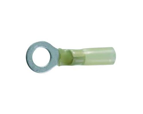 Cosses à œil étanches Ø8 mm jaune - les 10 CROSSEVEN Cosses à œil étanches Ø8 mm jaune - les 10 CROSSEVEN
