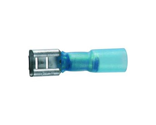 Cosses plates étanches 6,3mm bleues femelles les 10 CROSSEVEN Cosses plates étanches 6,3mm bleues femelles les 10 CROSSEVEN