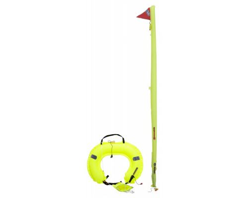 JONBUOY Danbuoy + Horseshoe container blanc Ocean Safety