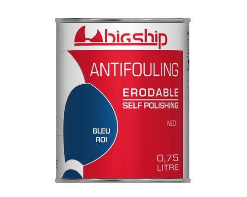 BIGSHIP Antifouling erodable Bleu roi 0,75L BigShip BIGSHIP Antifouling erodable Bleu roi 0,75L BigShip