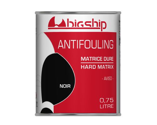 BIGSHIP Antifouling matrice dure Noir 0,75L BigShip BIGSHIP Antifouling matrice dure Noir 0,75L BigShip