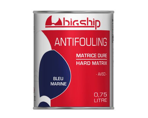 BIGSHIP Antifouling matrice dure Bleu marine 0,75L BigShip