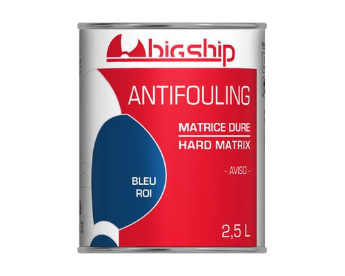 BIGSHIP Antifouling matrice dure Bleu roi 2,5L BigShip BIGSHIP Antifouling matrice dure Bleu roi 2,5L BigShip