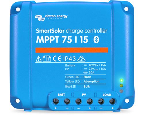 VICTRON Régulateur Connecté SmartSolar MPPT 12/24V - 75V/15A Victron