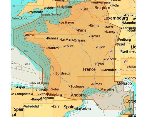 CMAP MAX-N+ Wide France Entière C-Map CMAP MAX-N+ Wide France Entière C-Map