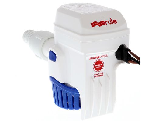 RULE 800 Pompe de câle automatique 12V 48,33L/min Rule