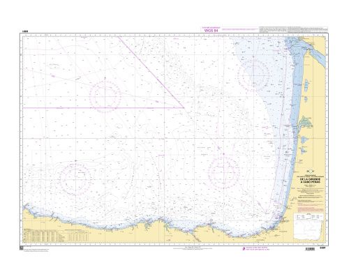 SHOM à plat 6991 De la Gironde à Cabos Penas Shom SHOM à plat 6991 De la Gironde à Cabos Penas Shom