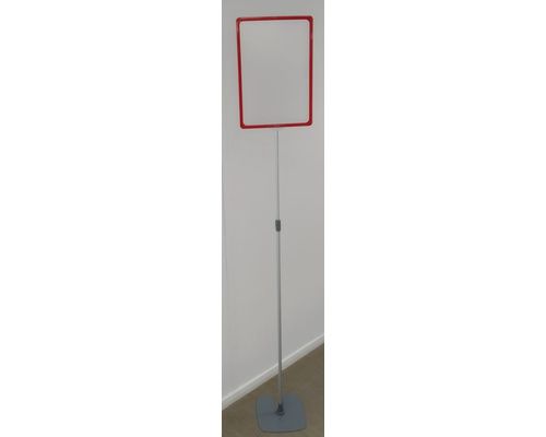 BIGSHIP Porte visuel télescopique cadre A3 rouge BigShip BIGSHIP Porte visuel télescopique cadre A3 rouge BigShip