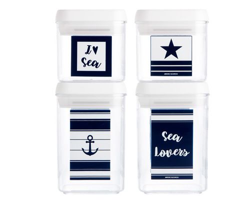 MARINE BUSINESS Set de 4 boîtes hermétiques SEA LOVERS Marine Business
