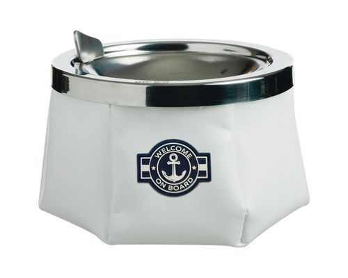 MARINE BUSINESS Cendrier blanc - ancre avec couvercle Marine Business MARINE BUSINESS Cendrier blanc - ancre avec couvercle Marine Business