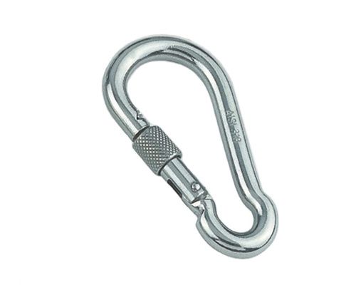 BIGSHIP Mousqueton de pompier avec ecrou de sécurité 12mm Aucune