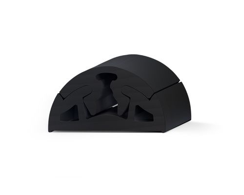 TESSILMARE liston BINO 40mm 12m Noir Tessilmare TESSILMARE liston BINO 40mm 12m Noir Tessilmare