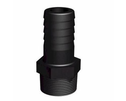 TRUDESIGN raccord droit cannelé - filetage mâle 19mm - 3/4'' TRUDESIGN raccord droit cannelé - filetage mâle 19mm - 3/4''