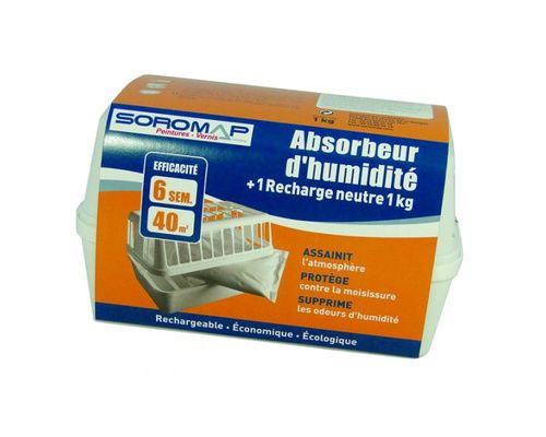 Absorbeur d'humidité 1kg Soromap