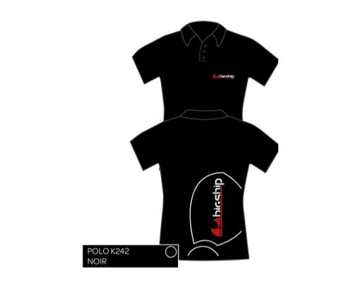 BIGSHIP Polo femme manches courtes noir Taille S BigShip BIGSHIP Polo femme manches courtes noir Taille S BigShip