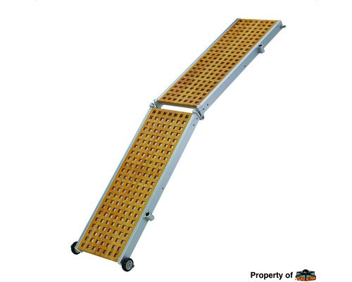 TREM Passerelle pliable en caillebotis + alu 2m60 Trem
